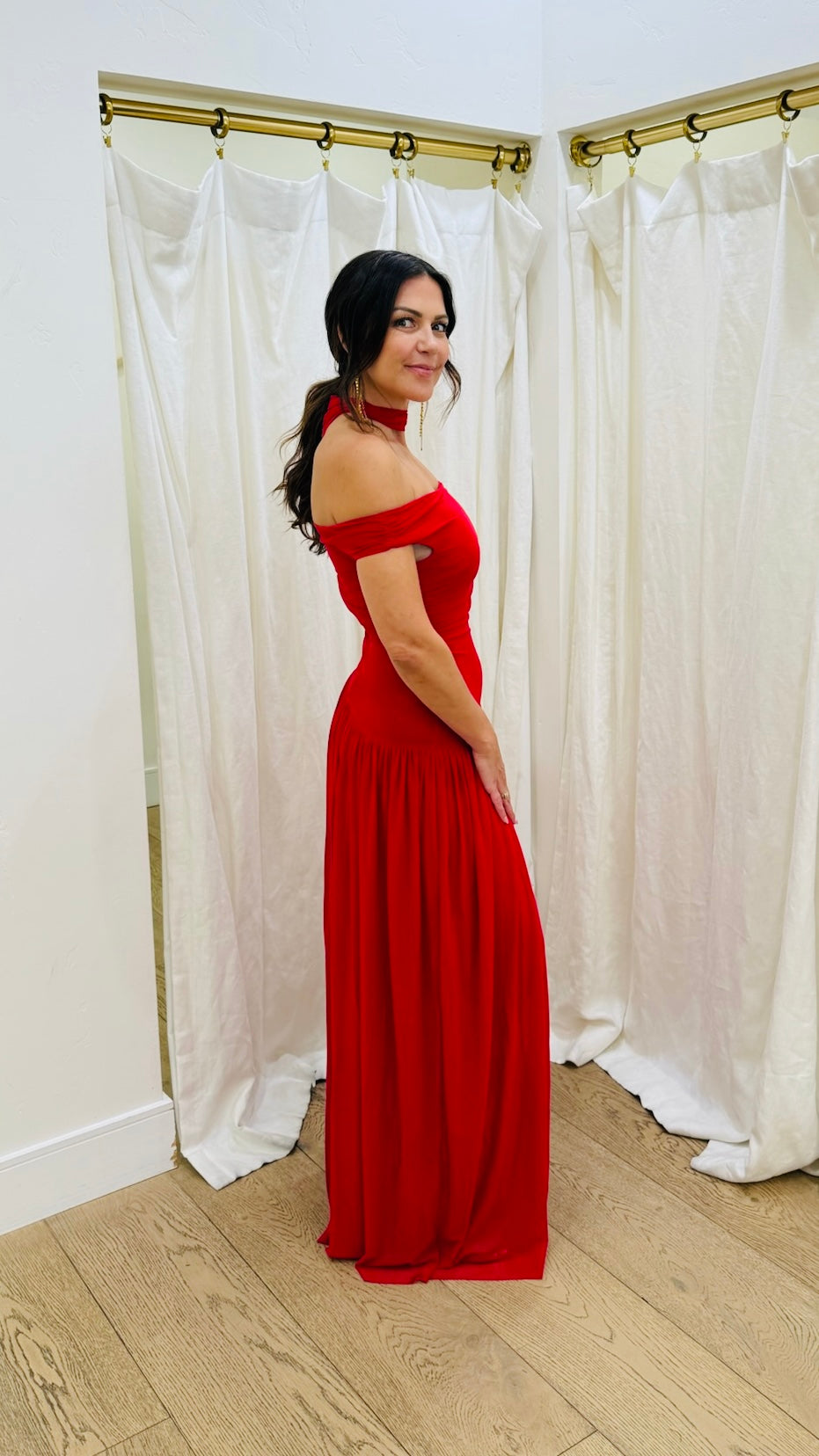 Deija Offshoulder Maxi