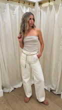 Load image into Gallery viewer, Cotton rib Bandeau top
