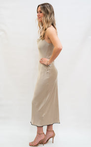 Helena Silk Strappy Dress